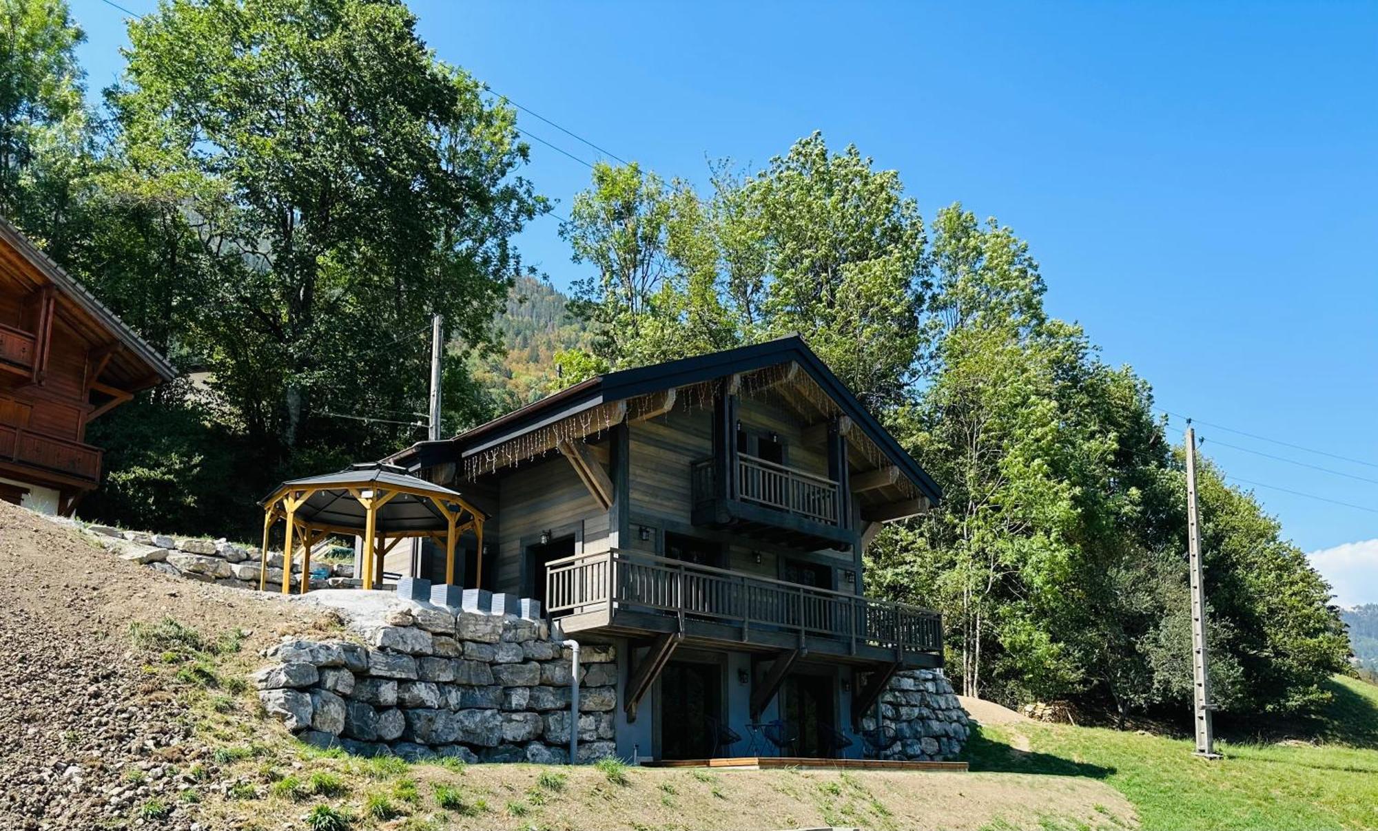 Chalet Du Bonheur Villa Bonnevaux  Buitenkant foto