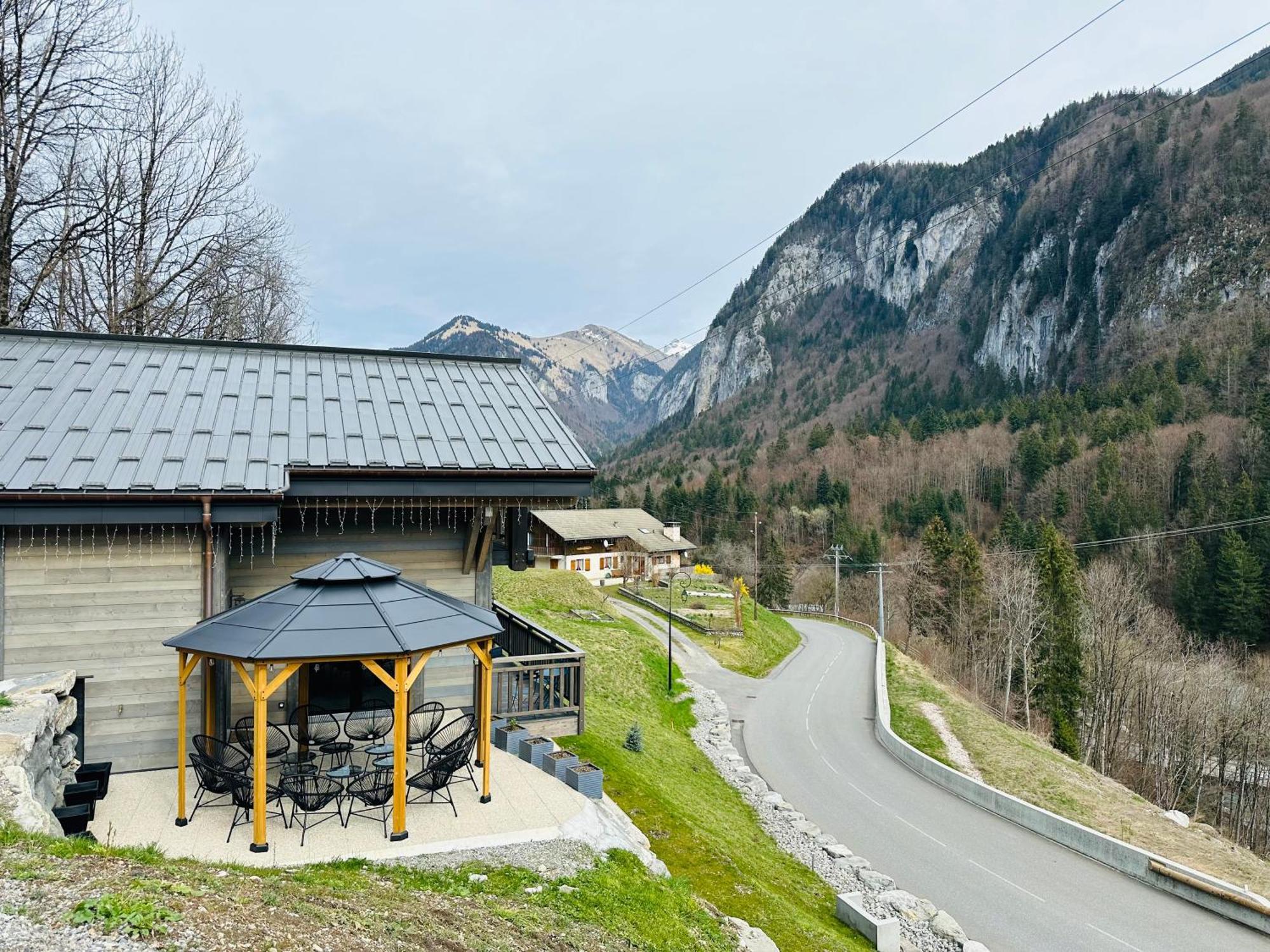 Chalet Du Bonheur Villa Bonnevaux  Buitenkant foto