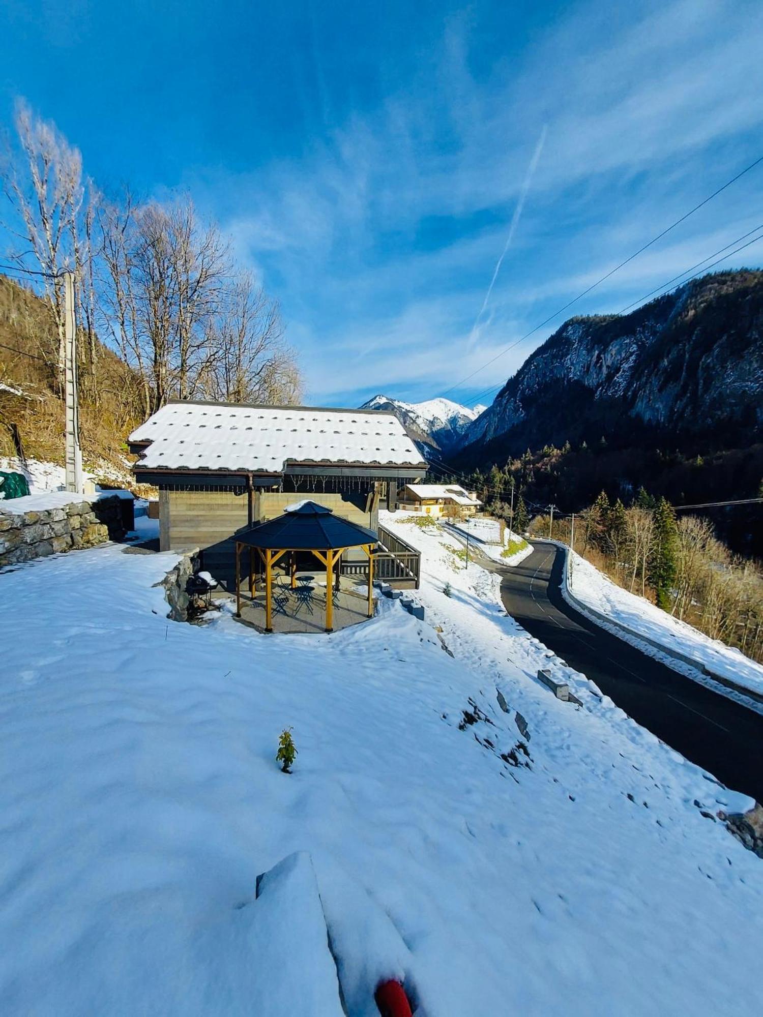 Chalet Du Bonheur Villa Bonnevaux  Buitenkant foto