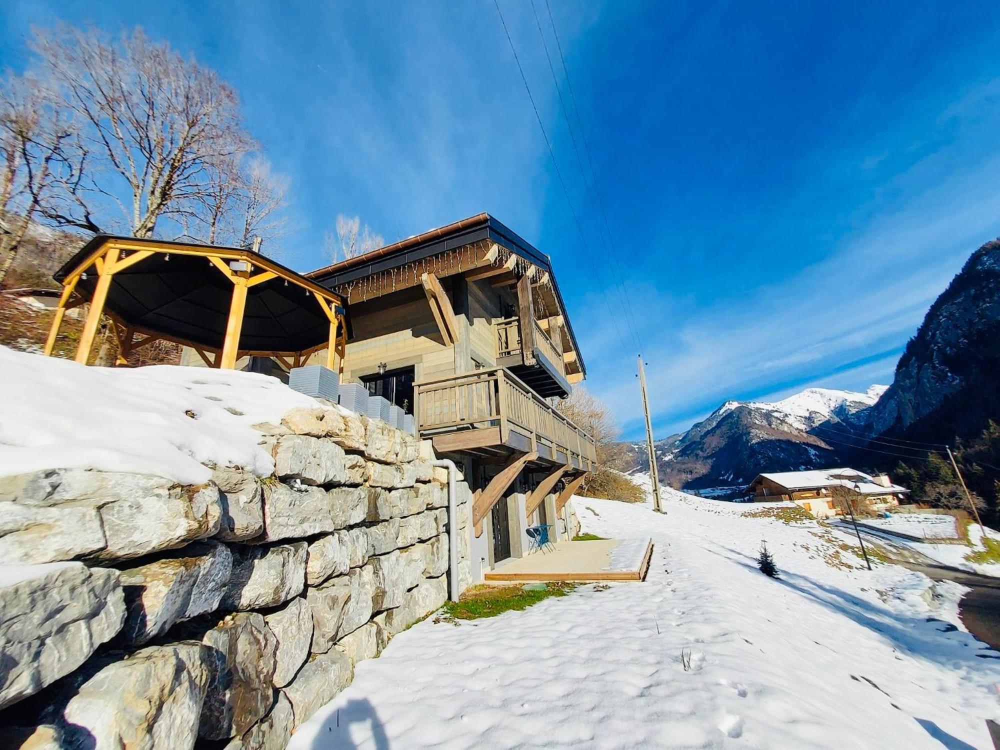 Chalet Du Bonheur Villa Bonnevaux  Buitenkant foto