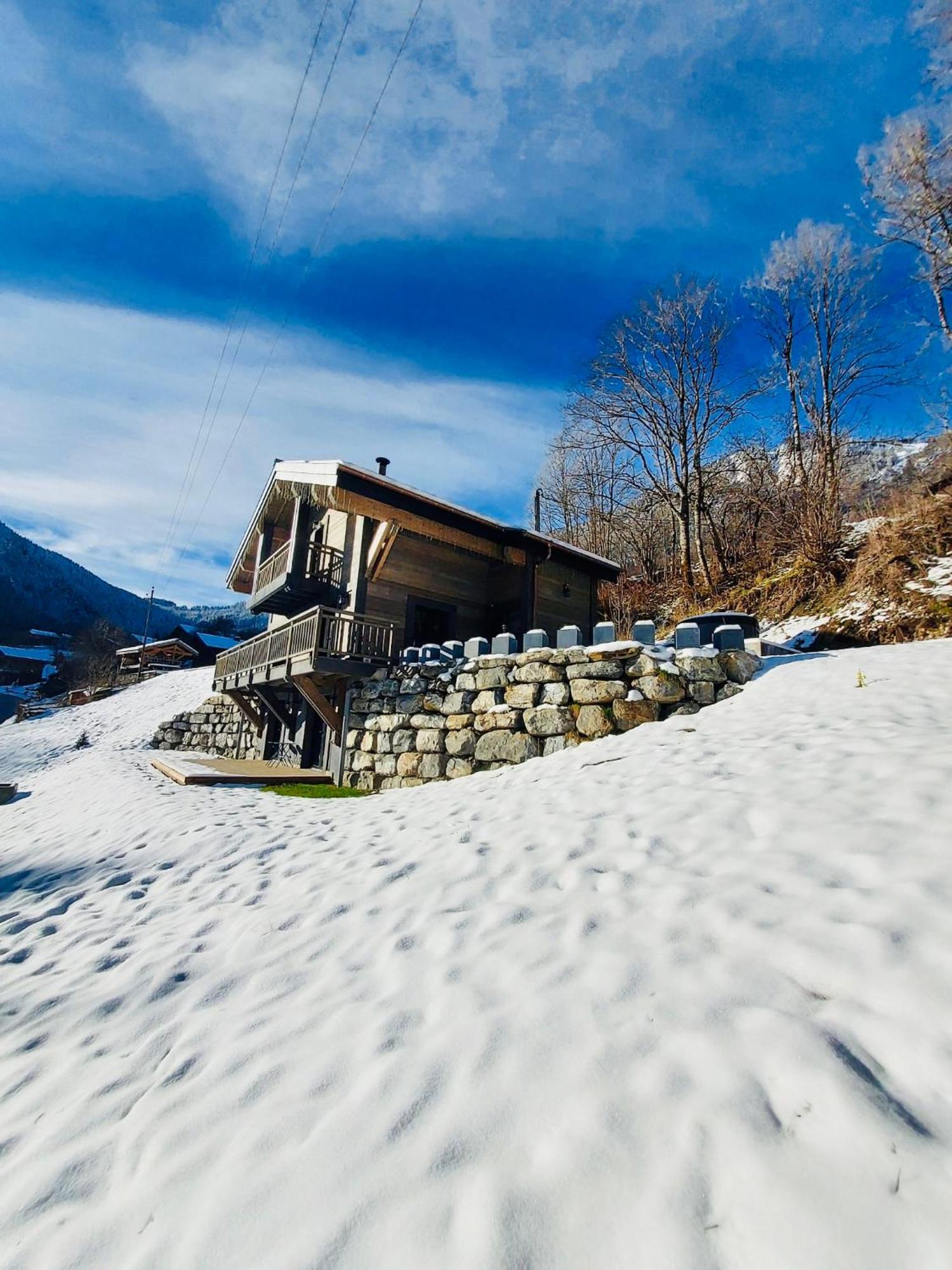 Chalet Du Bonheur Villa Bonnevaux  Buitenkant foto