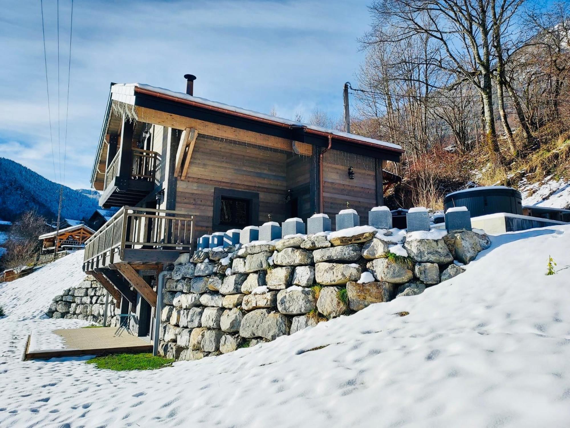 Chalet Du Bonheur Villa Bonnevaux  Buitenkant foto